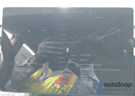 2024 Tesla Model 3 Long Range Dual Motor All-Wheel Drive/Rear-Wheel Drive from USA, damaged, VIN 5YJ3E1EA7RF752606